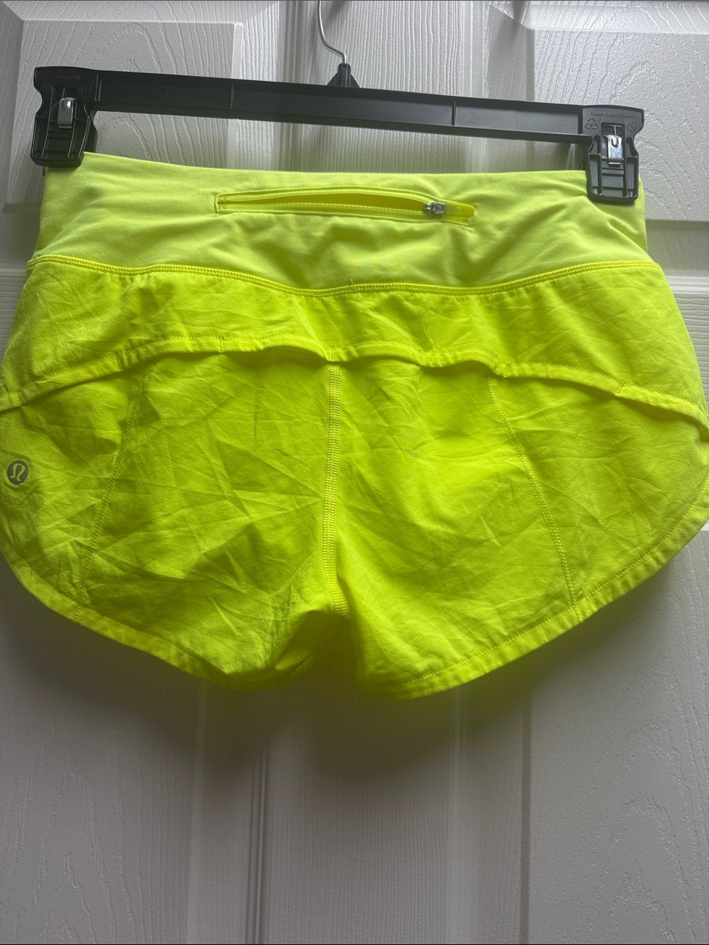 Lululemon Speed Up Short Sz 2 Highlight Yellow EUC